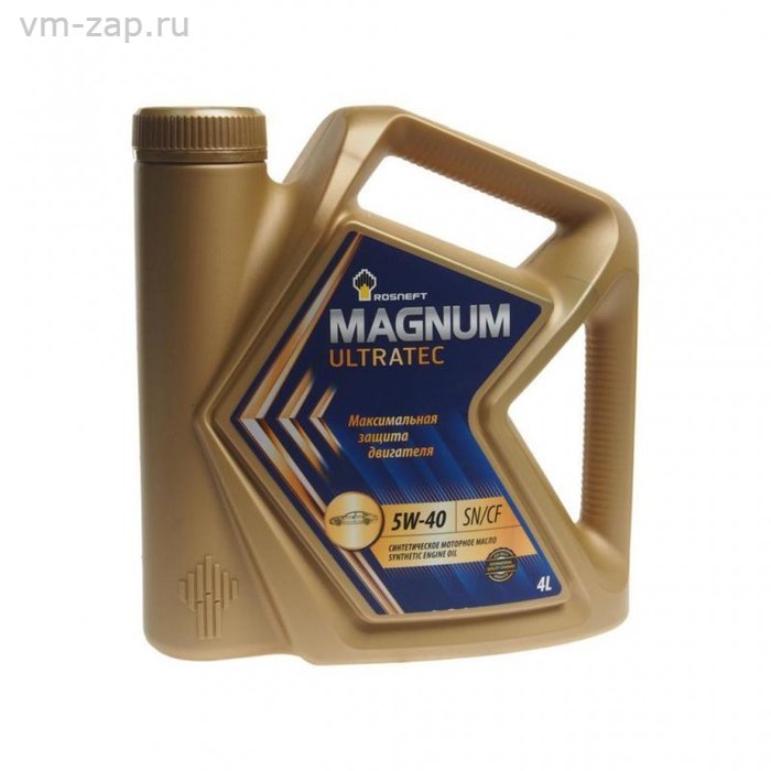 40815442 РОСНЕФТЬ "RN Magnum Ultratec 5W-40", 4л Масло моторное синтетическое